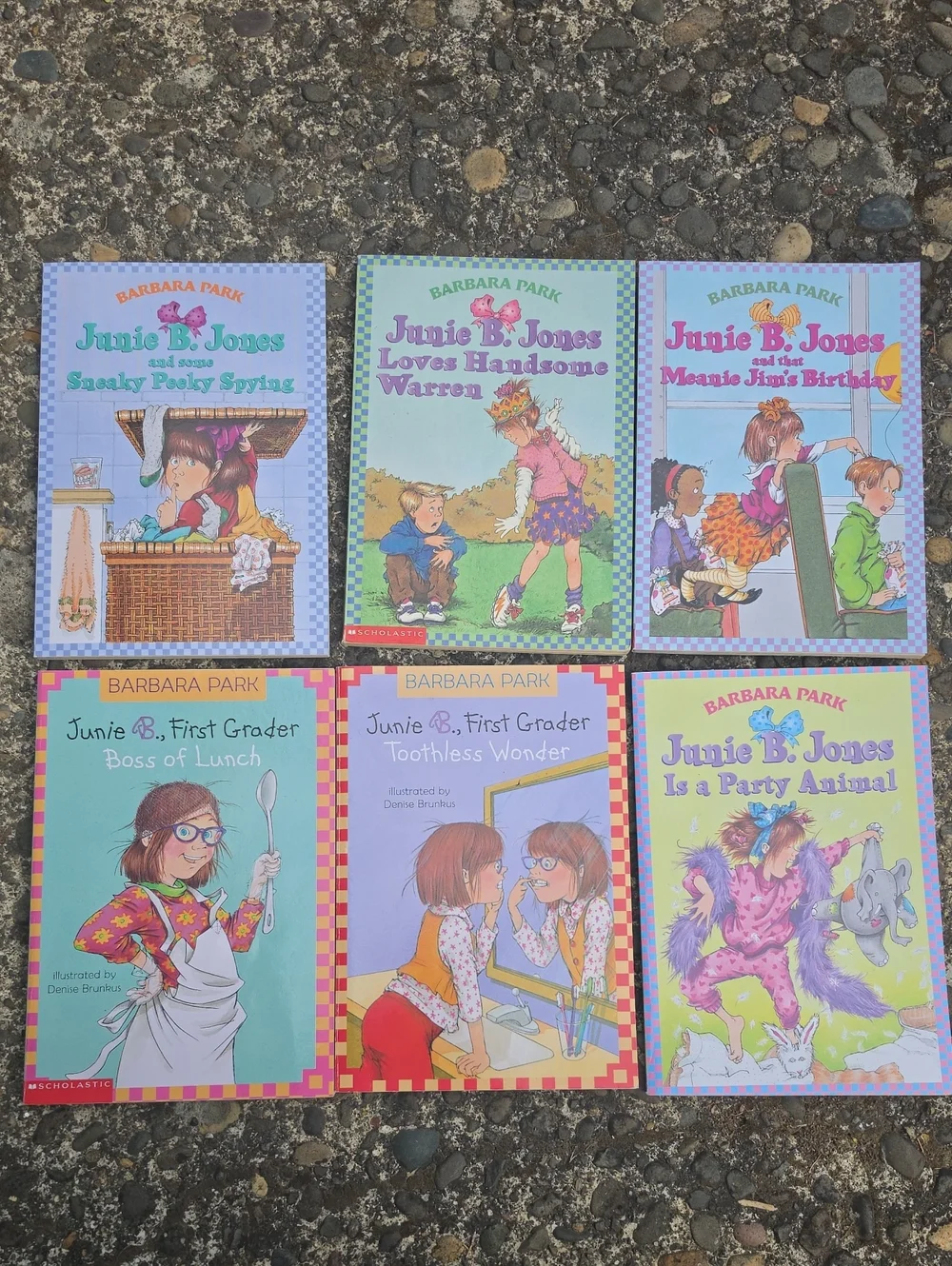 Junie B. Jones Book Set — Purple, Green, Pink, Blue